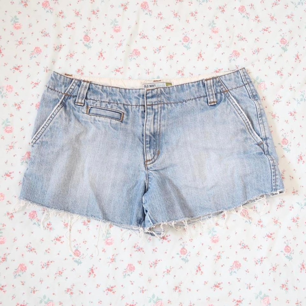 vintage old navy low rise denim shorts low rise cutoff shorts